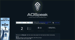 Desktop Screenshot of aospeak.com