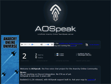 Tablet Screenshot of aospeak.com